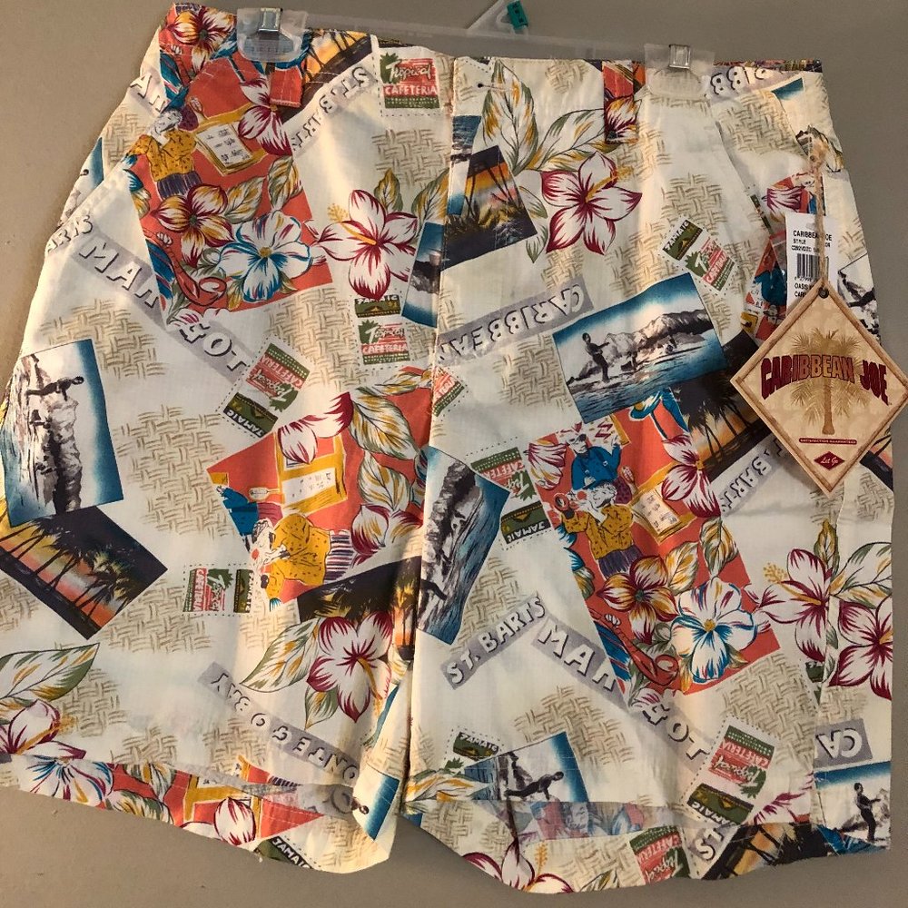 Caribbean Joe women's size 16 sand color  shorts